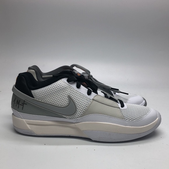 Mens Nike JA 1 White/Grey/Black DR8785-100 NWOB - Picture 2 of 5